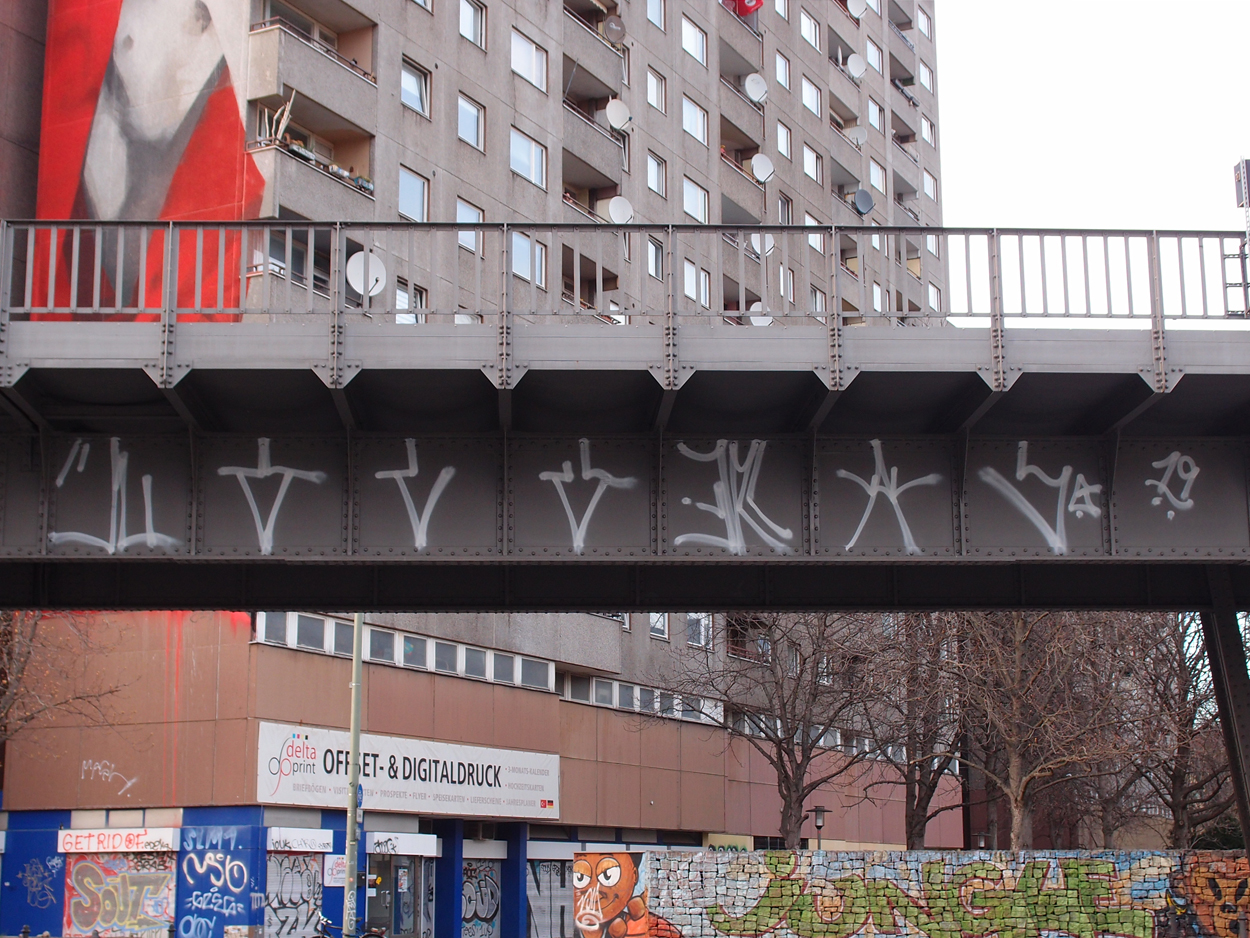 fotos de pixação em Berlim 2018/19